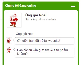 Subiz - live chat - trigger - loi moi chat an tuong