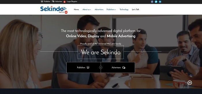 Sekindo ứng dụng marketing cảm xúc trong thiết kế trang chủ 